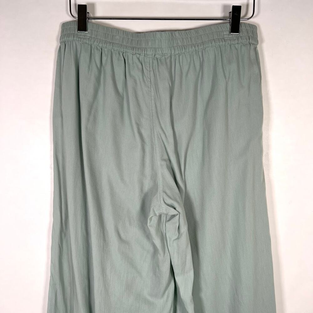 Women's Mint Wide-Leg Embroidered Hem Pants - Picture 4 of 9
